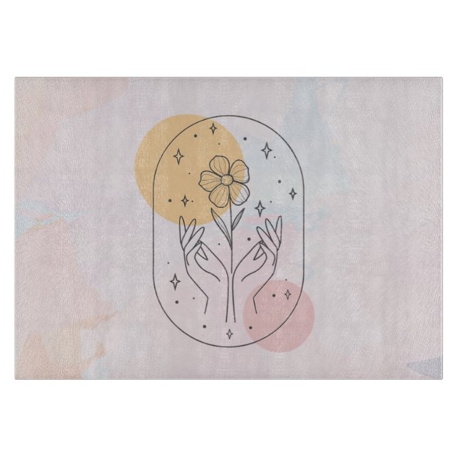 Tabla De Cortar Flor (Anverso)