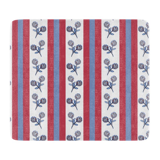 Tabla De Cortar Flor acuática (Anverso)