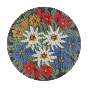Tabla De Cortar Flor alpina suiza Edelweiss