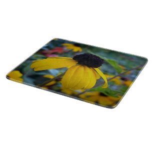 Tabla De Cortar Flor amarilla