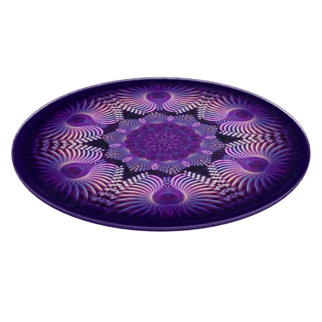 Tabla De Cortar Flor de Apofisis Kaleidoscope I (Borde)