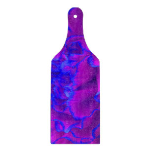 Tabla De Cortar Flor de canal rosa y azul Fuschia en negrita