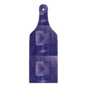Tabla De Cortar Flor de cuadrado violeta