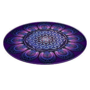 Tabla De Cortar Flor de vida / Blume des Lebens - Mandala II