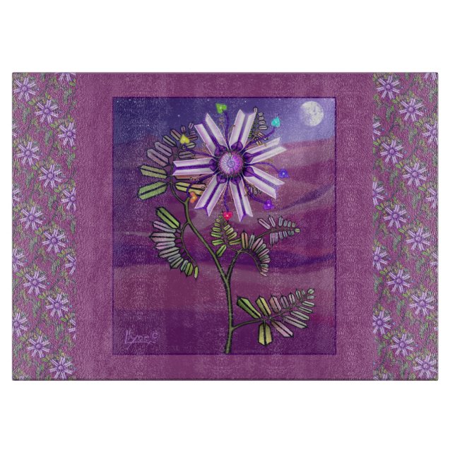 Tabla De Cortar Flor en el desierto (Anverso)