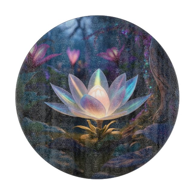 Tabla De Cortar Flor iluminadora (Anverso)