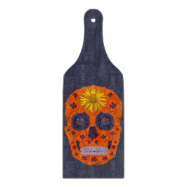 Tabla De Cortar Flor Skull 1