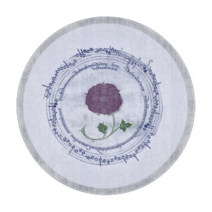 Tabla De Cortar Flor temprana del manuscrito de la música