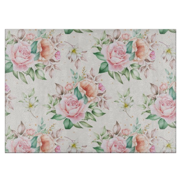 Tabla De Cortar Floral (Anverso)