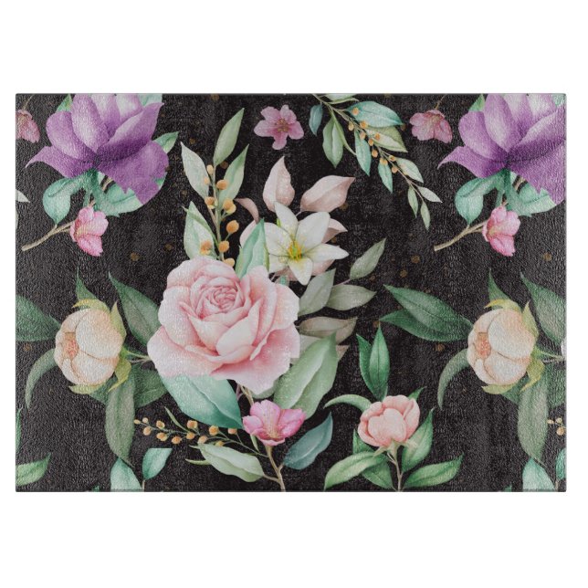 Tabla De Cortar Floral (Anverso)