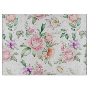 Tabla De Cortar Floral