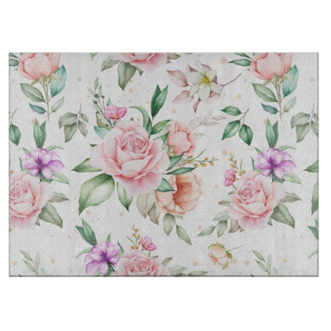 Tabla De Cortar Floral (Anverso)