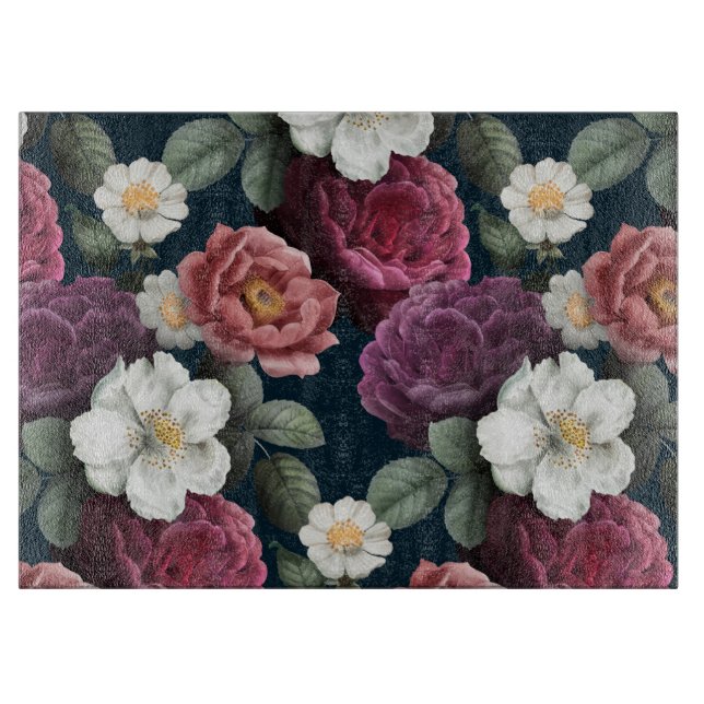 Tabla De Cortar Floral (Anverso)