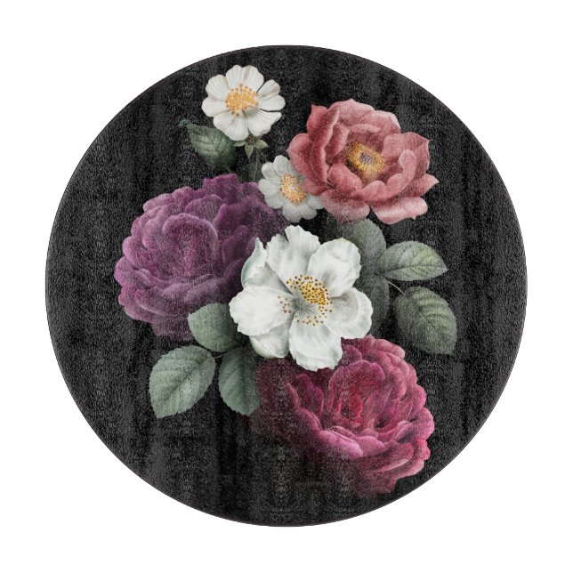 Tabla De Cortar Floral (Anverso)
