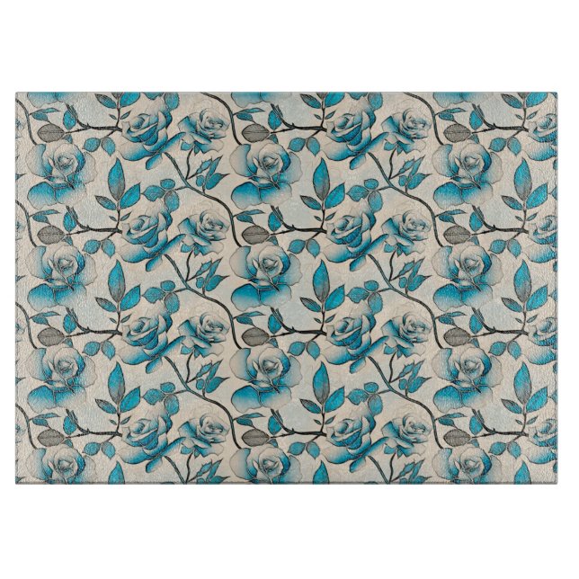 Tabla De Cortar Floral (Anverso)