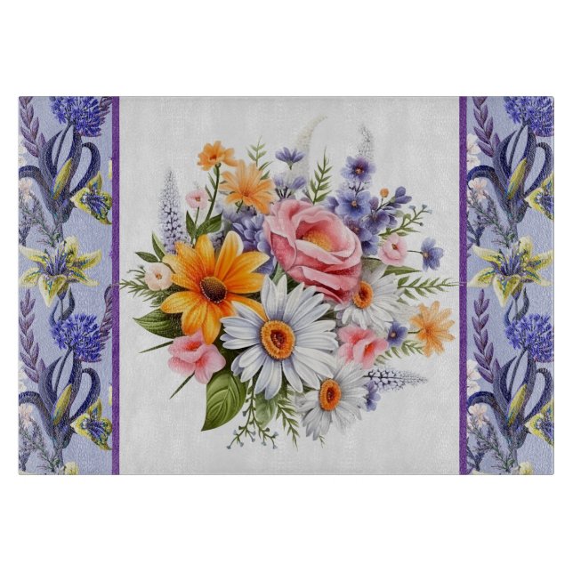 Tabla de cortar floral de jardín (Anverso)