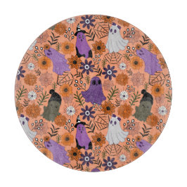 Tabla De Cortar Floral espeluznante