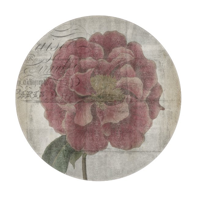 Tabla De Cortar Floral francesa III (Anverso)