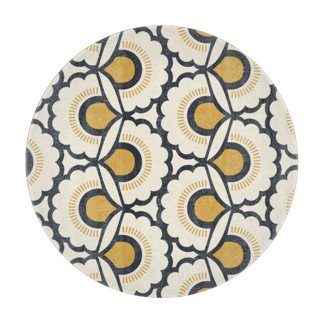 Tabla De Cortar Floral retro: elementos de cosecha sin soldadura (Anverso)