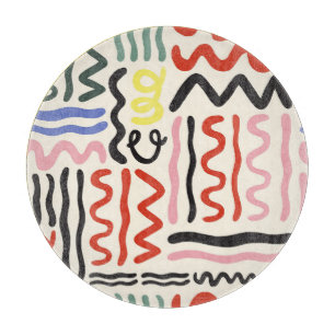 Tabla De Cortar Floral Shawl: ornamento de Paisley cuadrado