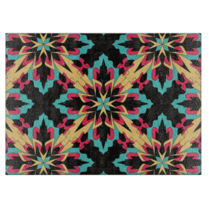 Tabla De Cortar Floral Y Glamour Moda Impresionante