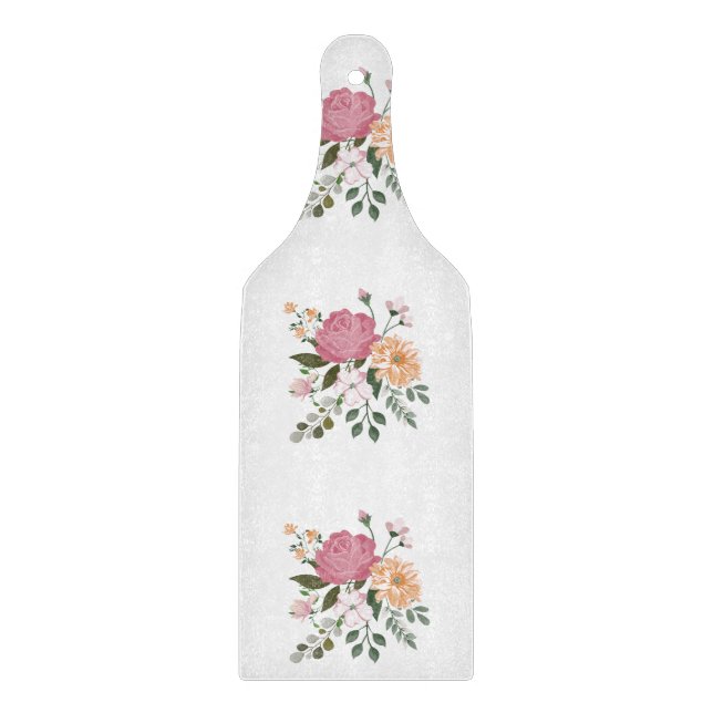 Tabla De Cortar Flores acuáticas (Anverso)