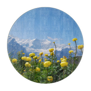 Tabla De Cortar Flores Alpes suizos Eiger Monch