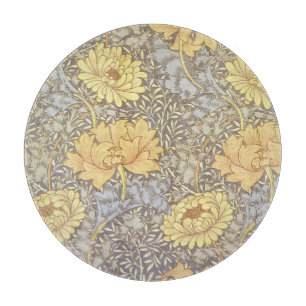 Tabla De Cortar Flores de crisantemo de William Morris
