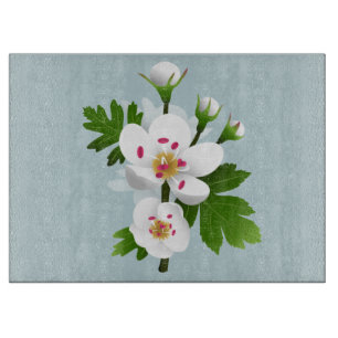 Tabla De Cortar Flores de espino