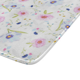 Tabla De Cortar Flores de jardín frescas -