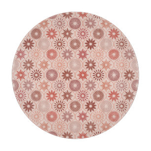 Tabla De Cortar Flores de Ogee Boho
