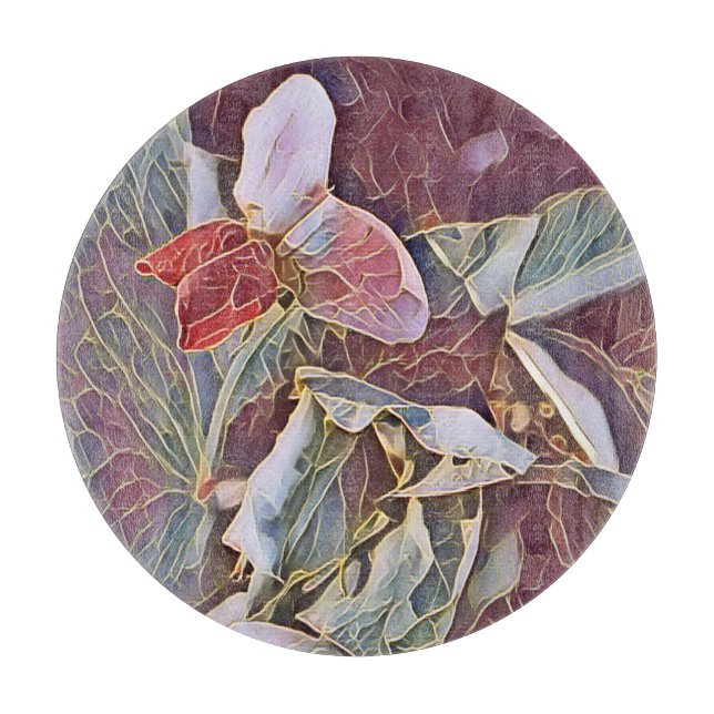 TABLA DE CORTAR FLORES DE PEA DULCE (Anverso)