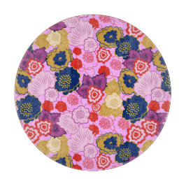 Tabla De Cortar Flores de primavera