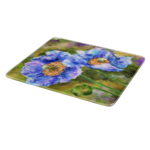 Tabla De Cortar Flores de primavera resumen pintura de arte
