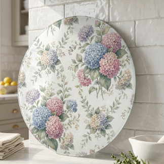 Tabla De Cortar Flores delicadas de hortensias