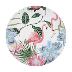 Tabla De Cortar Flores exóticas de flor tropical sin soldadura