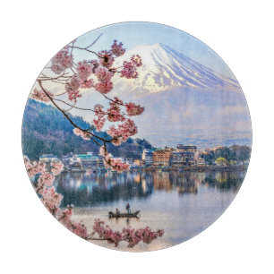 Tabla De Cortar Flores   Florecimiento de cerezos en primavera en 