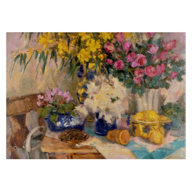 Tabla De Cortar Flores frescas II (Anverso)