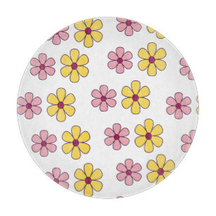 Tabla De Cortar Flores grandes y ricas