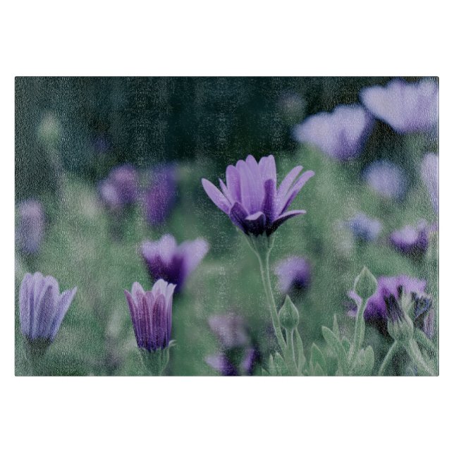 Tabla De Cortar Flores puras delgadas (Anverso)