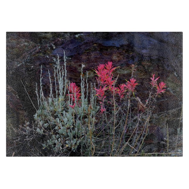 Tabla De Cortar Flores silvestres (Anverso)