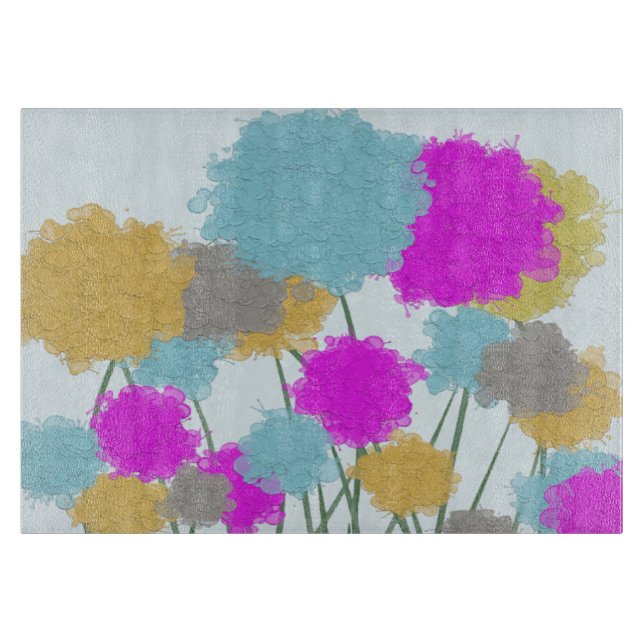 Tabla De Cortar Flores silvestres de bonito (Anverso)