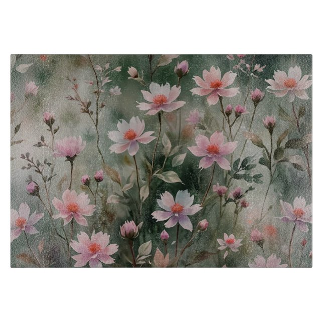 Tabla De Cortar Flores silvestres de bonito (Anverso)