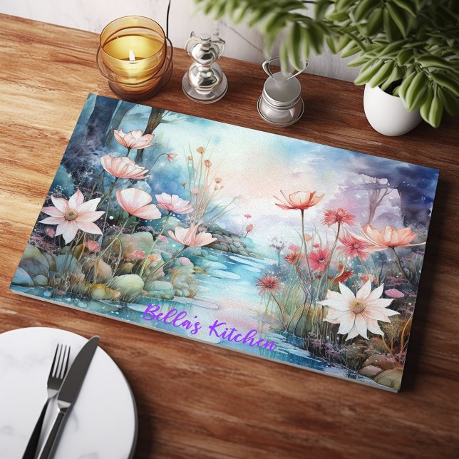 Tabla De Cortar Flores Tranquilas: Flores Silvestres Personalizada (Subido por el creador)