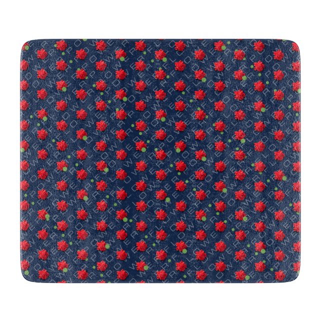 Tabla de cortar Flower Power (Anverso)