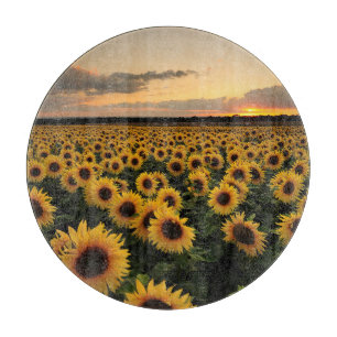 Tabla De Cortar Flowers Sunflower Field