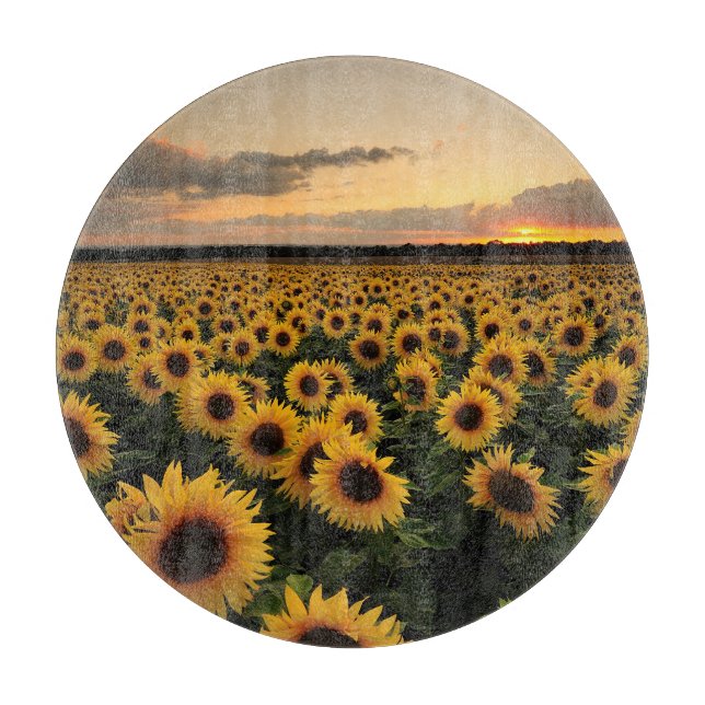 Tabla De Cortar Flowers | Sunflower Field (Anverso)
