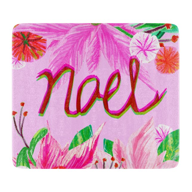 Tabla De Cortar Foliage de navidades - Noel (Anverso)