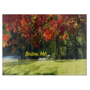 Tabla De Cortar Foliage otoñal de Boston