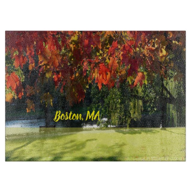 Tabla De Cortar Foliage otoñal de Boston (Anverso)